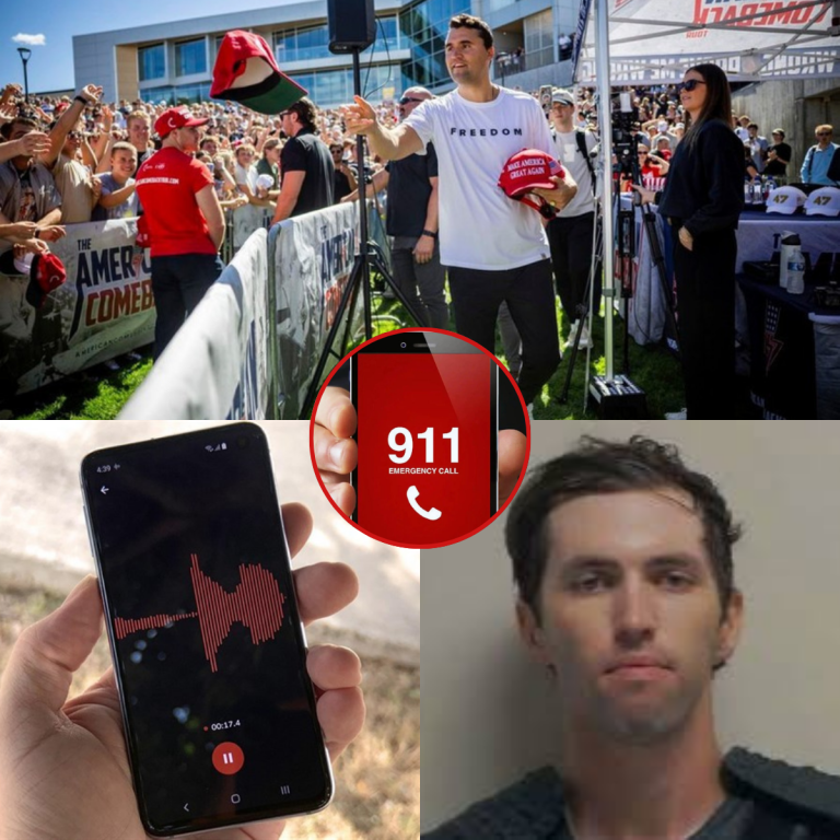 SH0CKING RECORDING A 911 call connected to the Charlie Kirk case has